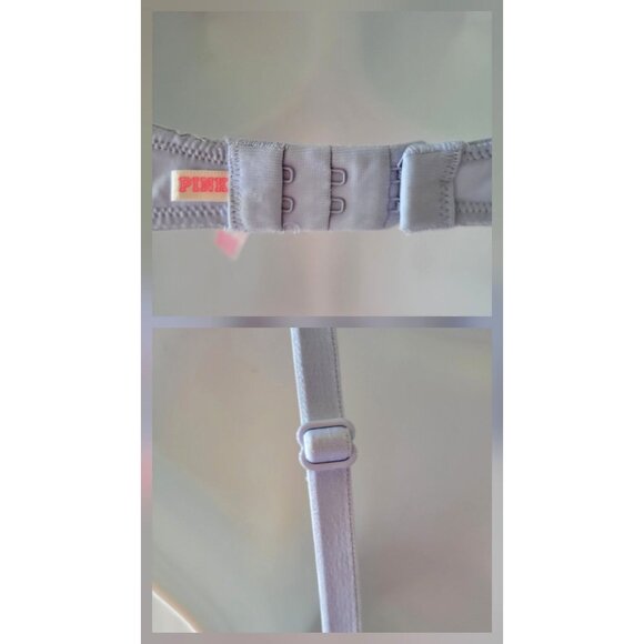 Victorias Secret PINK Lightly Lined Demi Bra Lavender RN54867 Size 34C - Picture 8 of 8